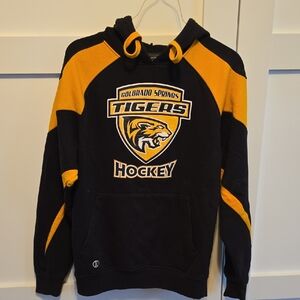 Holloway Black and Gold Tigers Hockey Hoodie